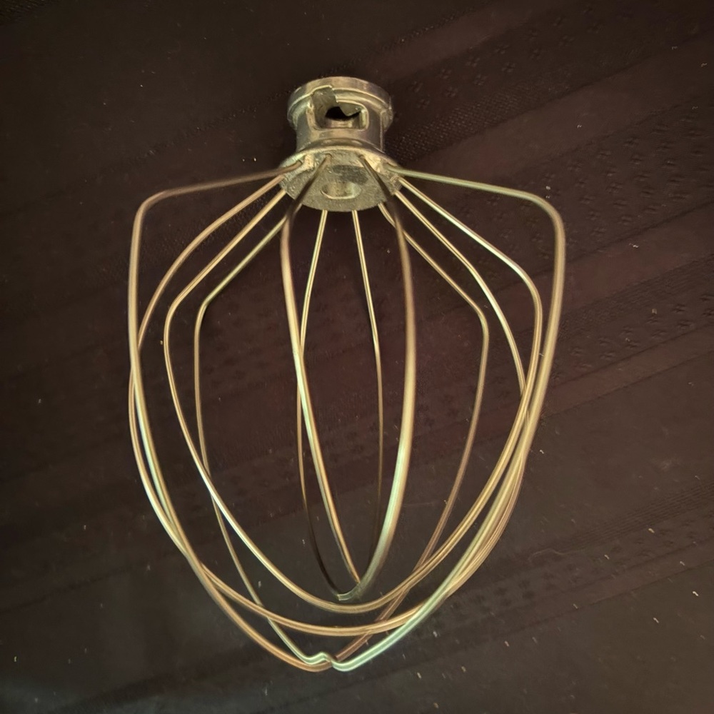 KitchenAid Gold-Tone Wire Whisk Attachment for Stand Mixer